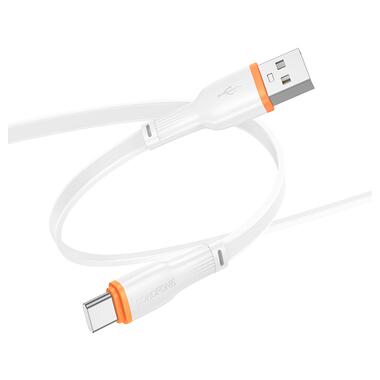 Кабель BOROFONE BX118 Esplendido charging data cable Type-C White (6941991120954) фото №3