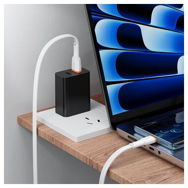 Кабель BOROFONE BX118 Esplendido charging data cable Type-C White (6941991120954) фото №5