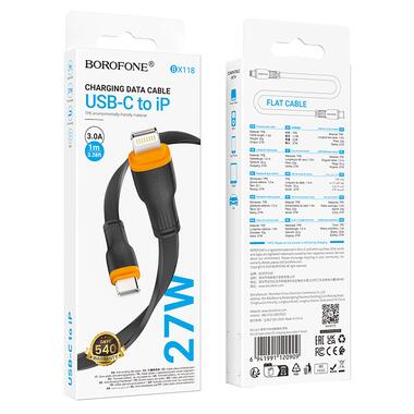 Кабель BOROFONE BX118 Esplendido PD charging data cable iP Black (6941991120909) фото №2