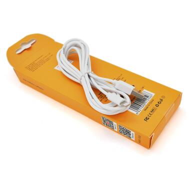 Дата кабель iKAKU USB 2.0 AM to Lightning 2.0m KSC-332 YOUCHUANG White 2.4А (KSC-332-L) фото №1