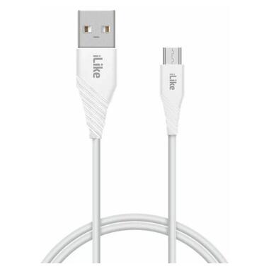 Зарядний кабель iLike Charging Cable for MicroUSB ICM01 White фото №1