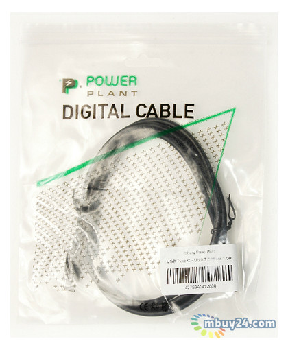 Дата кабель PowerPlant USB 3.0 Type-C to Micro USB B 1 м чорний (KD00AS1280) фото №3