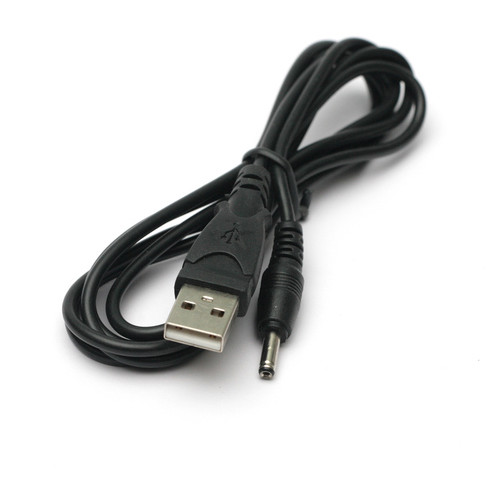 Кабель PowerPlant 2.0 USB AF  - DC 3.5 1.5 м чорний (KD00AS1261) фото №1