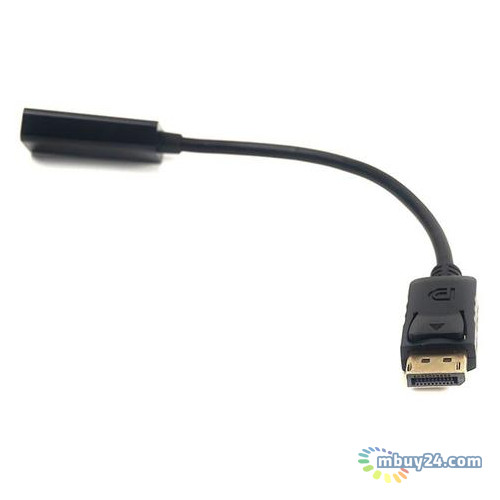 Адаптер PowerPlant DisplayPort-HDMI 0.2m Black (CA910465) фото №2