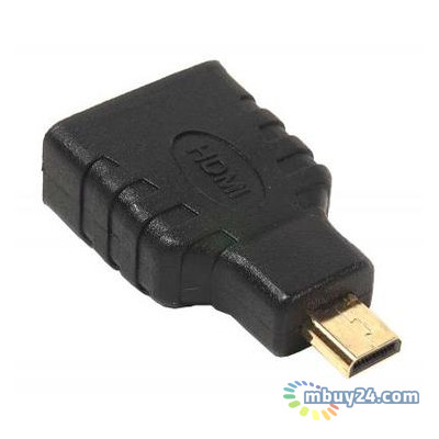Перехідник PowerPlant HDMI - micro HDMI чорний (KD00AS1298) фото №1