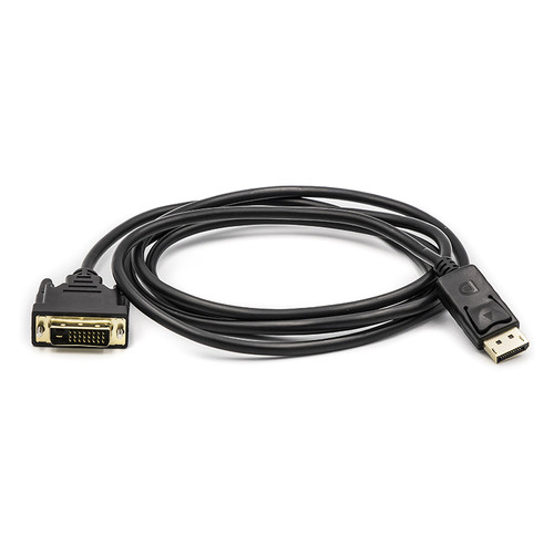 Кабель PowerPlant DisplayPort - DVI, 1.8 м чорний (CA911158) фото №1