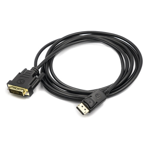Кабель PowerPlant DisplayPort - DVI 3 м чорний (CA911165) фото №1
