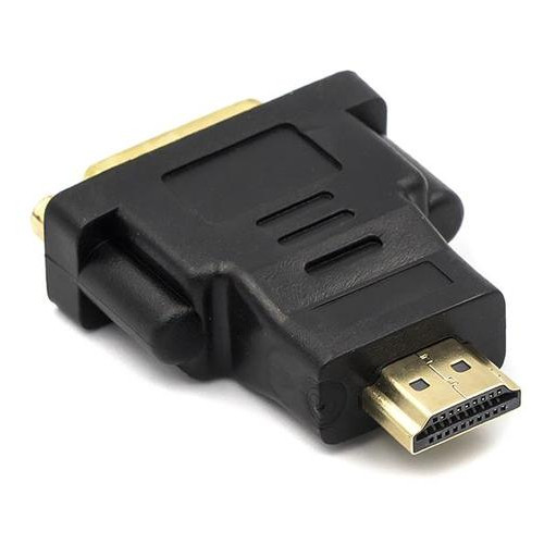 Адаптер PowerPlant HDMI M - DVI F чорний (A-HDMI-DVI-2) (CA910977) фото №2