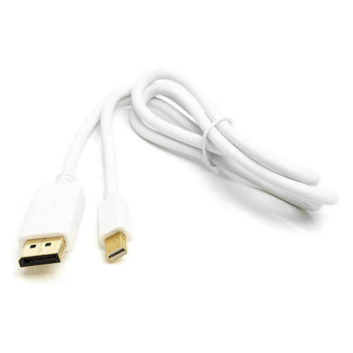 Кабель PowerPlant mini DisplayPort (M) - DisplayPort (M) 1 м білий (CA911868) фото №2