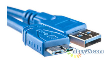 Дата кабель PowerPlant USB 3.0 AM - Micro USB, 1.5 м синій (KD00AS1231) фото №1