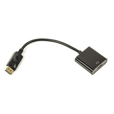 Перехідник PowerPlant DisplayPort - HDMI 0.15 м чорний (CA910830) фото №1
