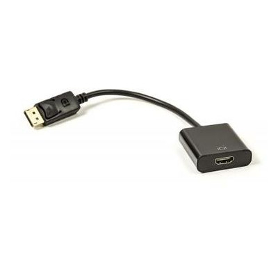 Перехідник PowerPlant DisplayPort - HDMI 0.15 м чорний (CA910830) фото №3