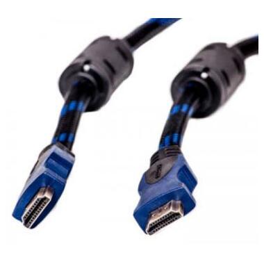 Відео кабель PowerPlant HDMI - HDMI 3 м синій (KD00AS1249) фото №1