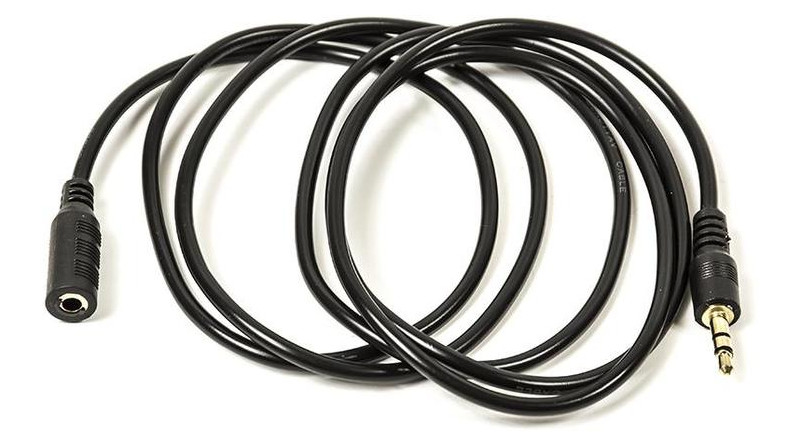 Аудіо кабель PowerPlant Aux 3.5 мм - 3.5 мм 1.5 м Black (CA910823) фото №1