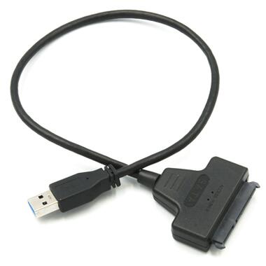 HDD кабель PowerPlant Sata to USB 3.0 чорний (HC380046) фото №1