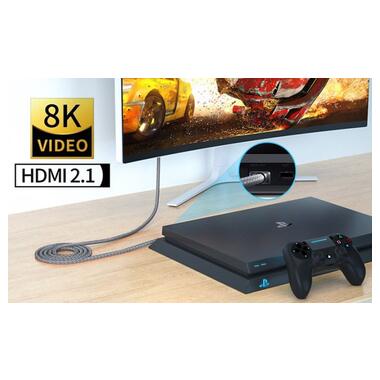 Відео кабель PowerPlant HDMI - HDMI 2.1 V 1 м чорний (CA912186) фото №4