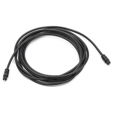 Аудіо кабель PowerPlant Optical Toslink 3 м чорний (CA911073) фото №1