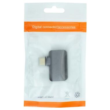 Перехідник PowerPlant USB-C to DisplayPort 8K 60Hz чорний (CA914265) фото №4
