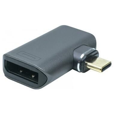 Перехідник PowerPlant USB-C to DisplayPort 8K 60Hz чорний (CA914265) фото №1