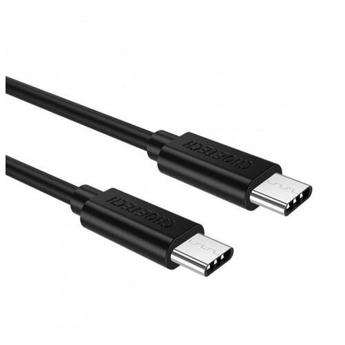 Кабель Choetech USB Type C - USB Type C 3 м чорний (CC0004) фото №1
