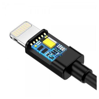 Кабель Choetech USB - Lightning, 1.2 м чорний (IP0026-BK) фото №2