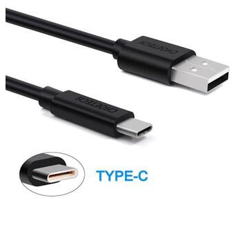 Кабель Choetech USB - USB Type-C (M/M) 1 м Black (AC0002) фото №2