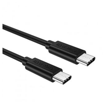 Кабель Choetech USB Type C - USB Type C 1 м чорний (CC0002) фото №1
