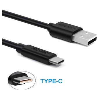 Кабель Choetech USB - USB-C 2 м чорний (AC0003) фото №2