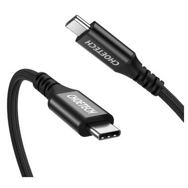 Дата кабель Choetech USB-C to USB-C 100 W 2 м чорний (XCC-1007-V2-BK) фото №1
