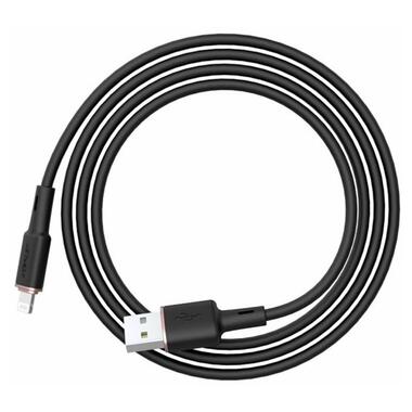 Дата кабель Acefast MFI C2-02 USB-A to Lightning zinc alloy silicone (1m) Black фото №3