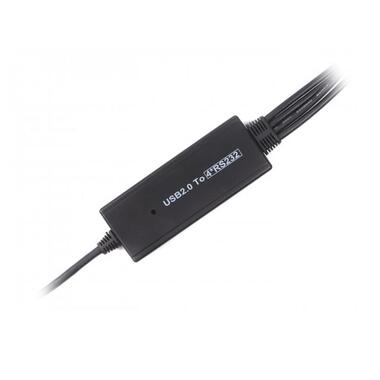 Кабель Viewcon USB - 4хCOM (M/M), (9+25pin), 1.4 м, Black (VE671) фото №2
