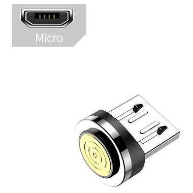 Конектор магнітний для кабелю Elough 7 Contact 3 A Micro USB фото №1