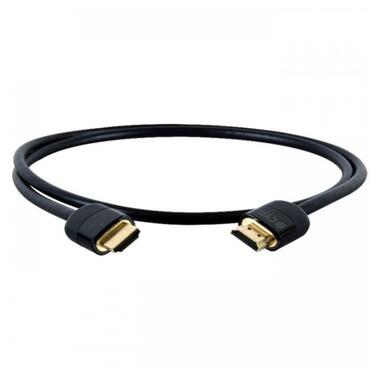 Кабель HDMI Cypress H300 Premium 1 м 4K AM/AM Gold 30AWG Чорний (CBL-H300-010) фото №2