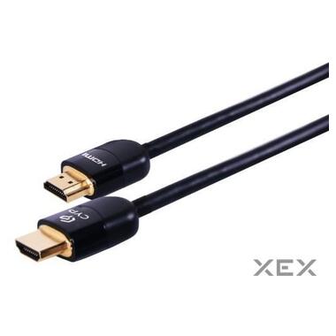 Кабель HDMI Cypress H300 Premium 5 м 4K AM/AM Gold 28AWG Чорний (CBL-H300-050) фото №2