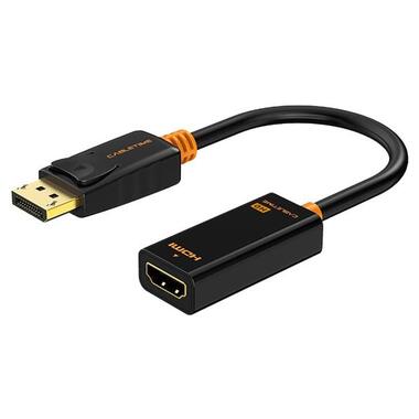 Перехідник Сabletime DisplayPort - HDMI v 2.0 (1920 * 1080p) / 60HZ 0.2 м чорний (CP22B) фото №1