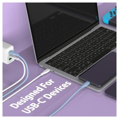 Дата кабель USB-C to USB-C 1.0m 60W (20V/3A) premium J5create (JUCX17W-N) фото №4