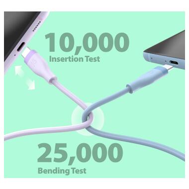 Дата кабель USB-C to USB-C 1.0m 60W (20V/3A) premium J5create (JUCX17W-N) фото №3