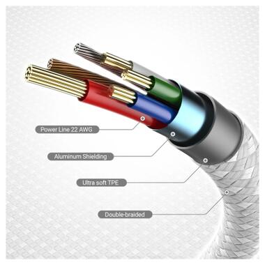 Дата кабель USB-C to USB-C 1.8m 60W (20V/3A) premium J5create (JUCX18L18W-N) фото №3