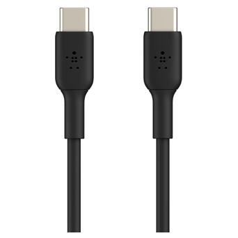 Дата кабель Belkin USB-С - USB-С PVC 1 м black (CAB003BT1MBK) фото №3