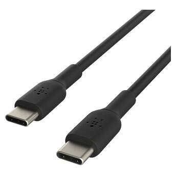 Дата кабель Belkin USB-С - USB-С PVC 1 м black (CAB003BT1MBK) фото №5