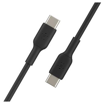 Дата кабель Belkin USB-С - USB-С PVC 1 м black (CAB003BT1MBK) фото №4