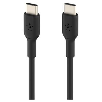 Дата кабель Belkin USB-С - USB-С PVC 1 м black (CAB003BT1MBK) фото №2