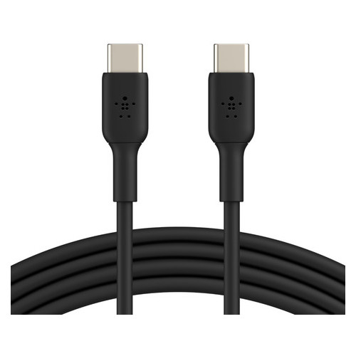 Дата кабель Belkin USB-С - USB-С PVC 2 м black (CAB003BT2MBK) фото №1