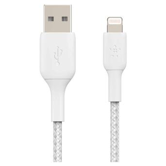 Дата кабель Belkin USB-A - Lightning 2 м, white (CAA002BT2MWH) фото №2