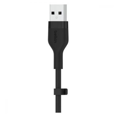 Дата кабель Belkin USB-A - Lightning силіконовий з кліпсою 2 м Black (CAA008BT2MBK) фото №3