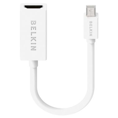 Адаптер Belkin mini DisplayPort - HDMI (M/F), 0.12 м, White (F2CD021eb) фото №2