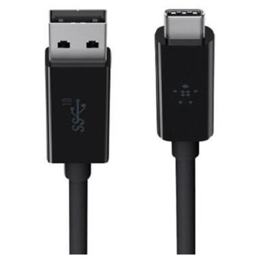 Дата кабель Belkin USB 3.1 - Type-C (10Gbps) 1 м Black (F2CU029bt1M-BLK-OEM) фото №2