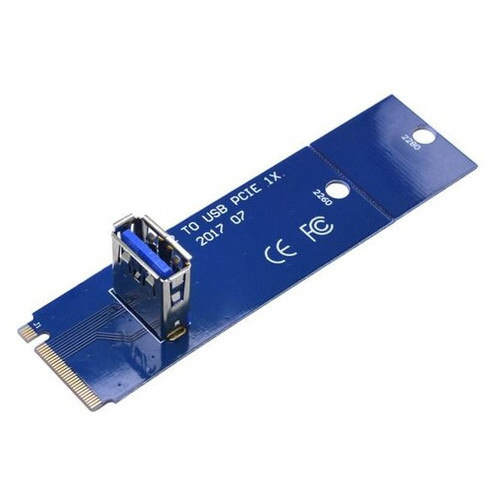 Райзер-карта Dynamode RX-riser-M.2-USB3.0-PCI-E фото №1
