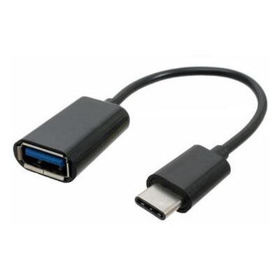 Дата кабель OTG USB 2.0 - TYPE-C 0.15m PATRON (PN-OTG-TYPE-C) фото №1