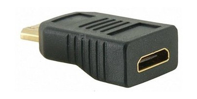 Адаптер HDMI mini F/M чорний фото №1